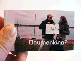 Beispiel-Film eines Hochzeitsdaumenkinos. 